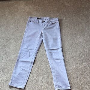 Light Purple Cropped Skinny Jeans